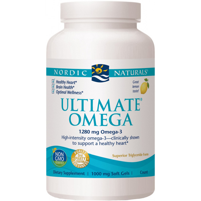 Nordic Naturals Ultimate Omega-3 (1000 mg, 60 Softgels ...