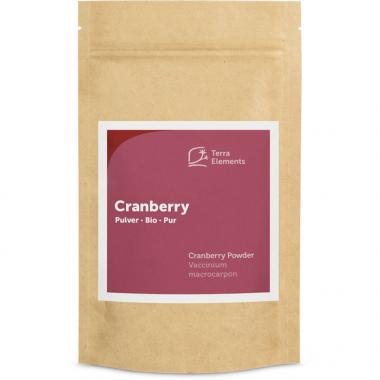 Bio Cranberry Pulver, 100 g 