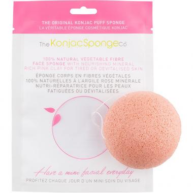 The Konjac Sponge Co. French Pink Clay Konjac Sponge Puff 